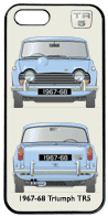 Triumph TR5 1967-68 (Hard Top) Phone Cover Vertical